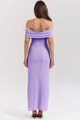 orchid ladder knit maxi dress - sale