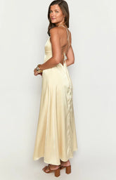Nakita Yellow Maxi Dress