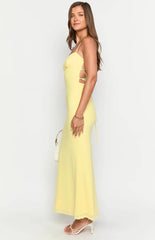 Sonia Yellow Maxi Dress