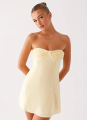 Bindi Mini Dress - Yellow
