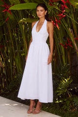 HENRIETTA MIDI DRESS - WHITE
