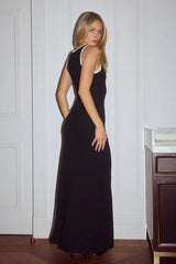 ANGELO TANK MAXI DRESS - BLACK/WHITE