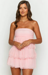 Birthday Girl Pink Mini Party Dress