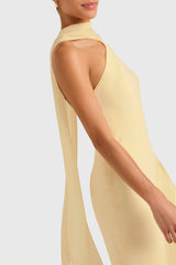 Cornsil Yellow Maxi Dress