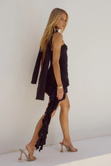 ALBA MINI DRESS - BLACK