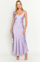 Aviva Purple Maxi Dress